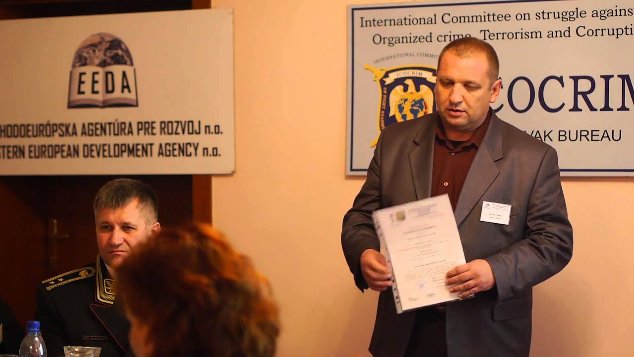 Menovanie Ivana Katrinca za podplukovníka ICOCRIM + príhovor