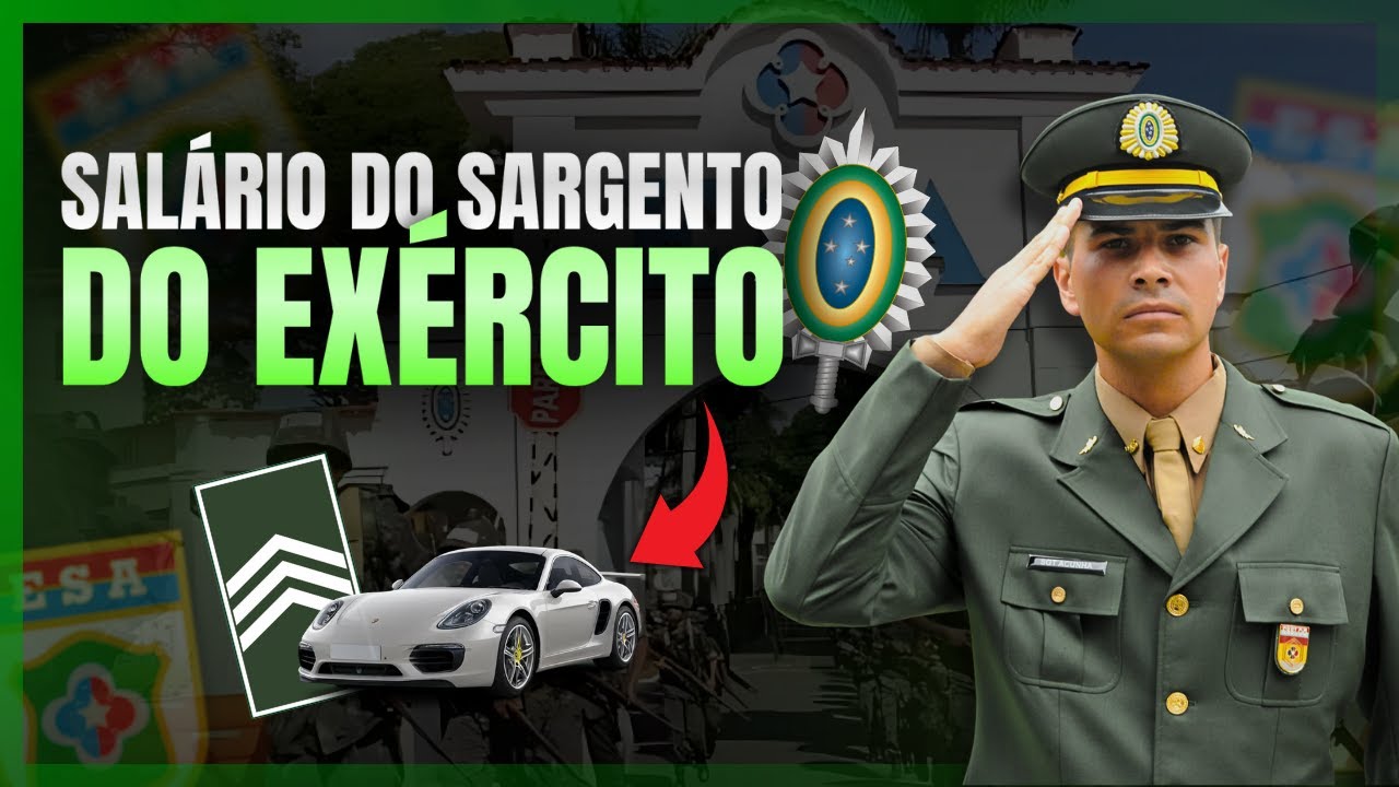 QUAL O SALÁRIO DO SARGENTO DO EXÉRCITO?!
