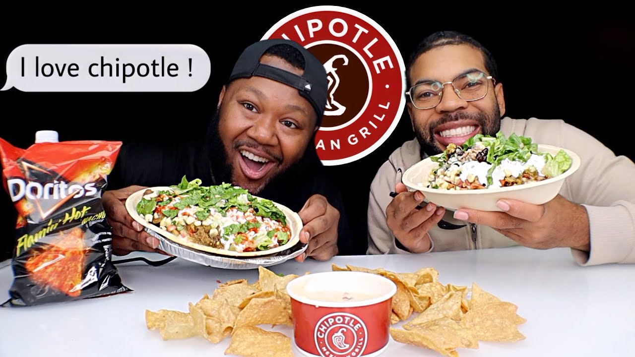 Chipotle New Smoked Brisket Bowl Mukbang + HOT TOPICS W| @BeingMylen