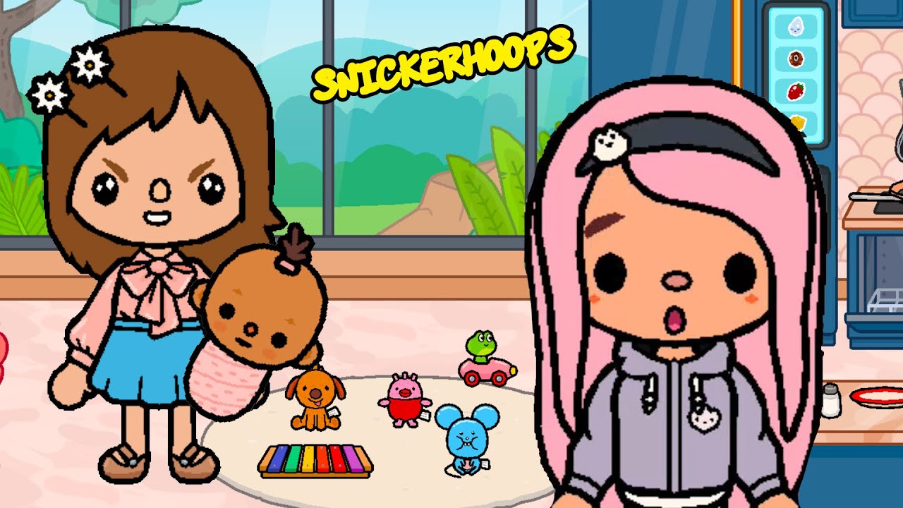 Брошенный ребёнок. Часть 6 | Snicker Hoops находит няню для Мии | Toca Life World | Sparklies Gaming