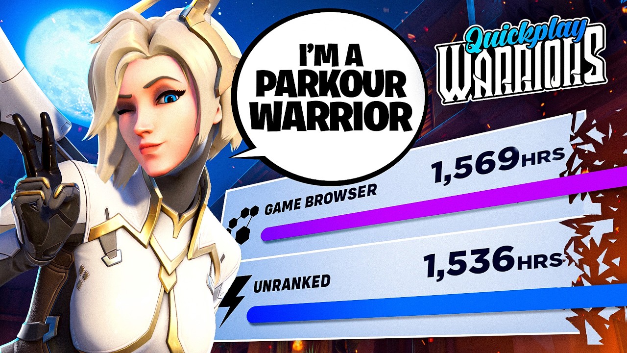 I Spectated A Mercy Parkour MASTER - Overwatch Quickplay Warriors #23