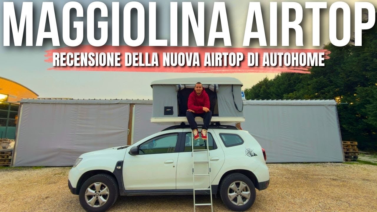 Recensione MAGGIOLINA AIRTOP CLASSIC - La tenda a GUSCIO RIGIDO di AUTOHOME [4K]