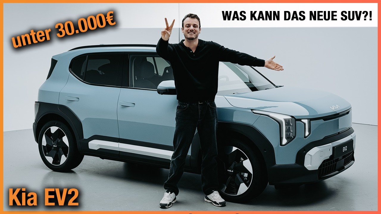 Kia EV2 im ersten Check (2026) Was kann das NEUE bezahlbare SUV unter 30.000€?! Review | 4-Sitzer