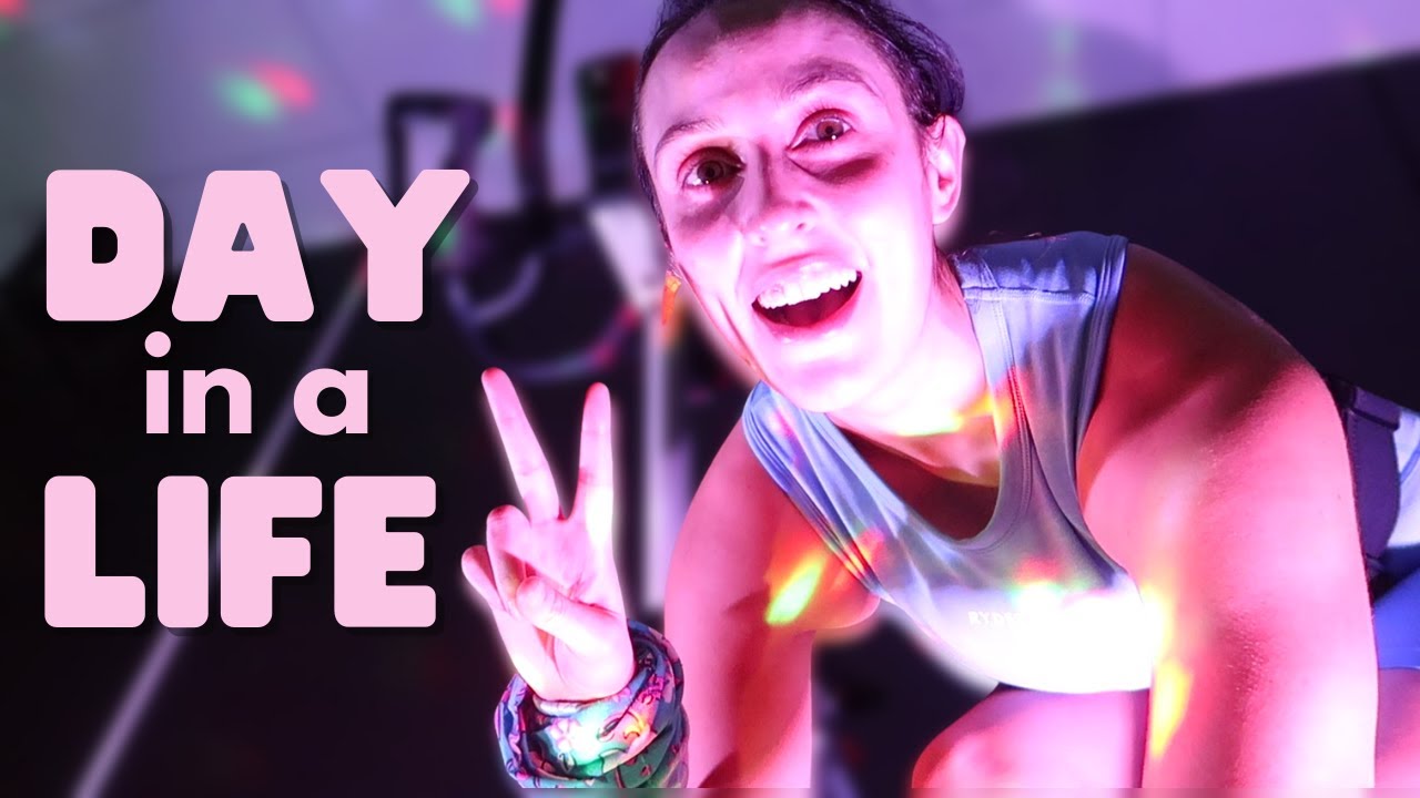 a *realistic* day in a life of a fitness instructor ~ big day of teaching 4 classes!