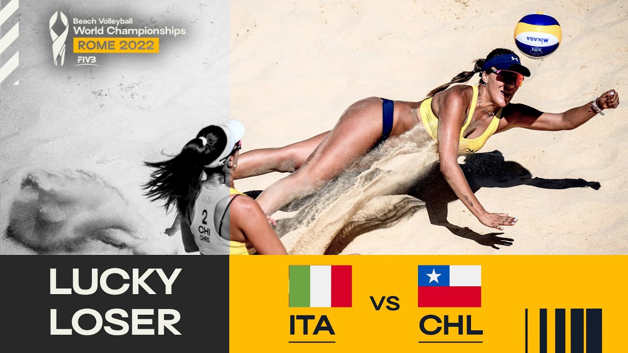 Scampoli/Bianchin 🇮🇹 vs. Rivas Zapata/Chris 🇨🇱 Lucky Losser  Highlights Rome 2022 #BeachWorldChamps