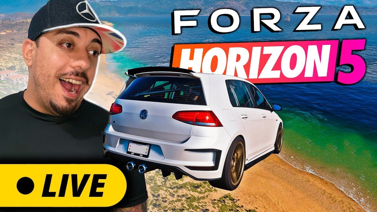 CHAMA NA LIVE - FORZA HORIZON 5 ONLINE - ZOIOOGAMER AO VIVO