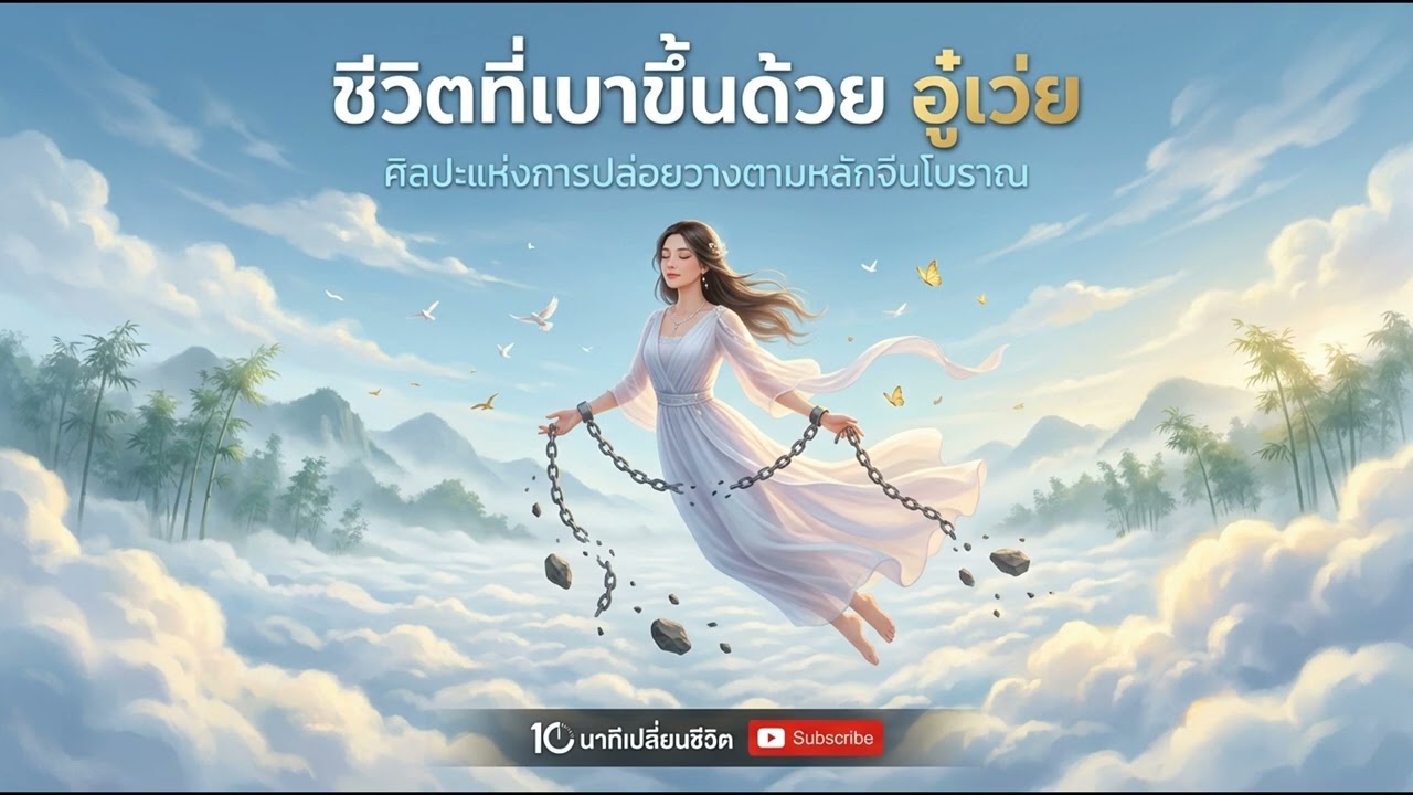 🍃💫 ชีวิตที่เบาขึ้นด้วย “อู๋เว่ย” | ศิลปะแห่งการปล่อยวางตามหลักจีนโบราณ (10 นาทีเปลี่ยนชีวิต)