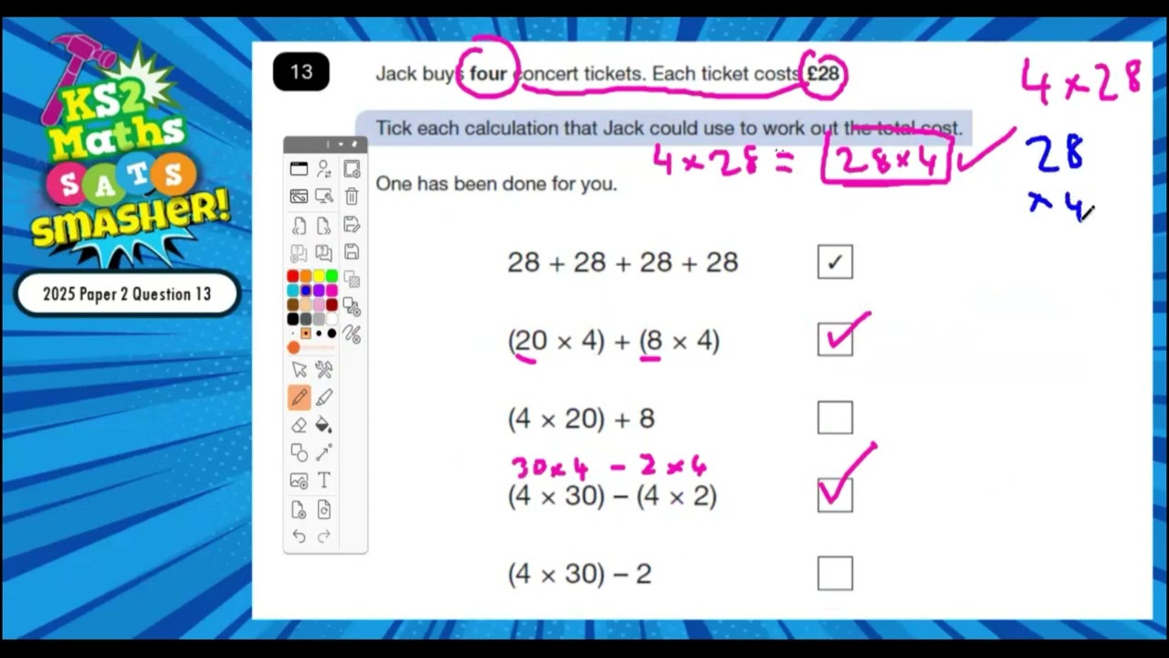 2025 Reasoning Paper 2 Q13 KS2 SATS
