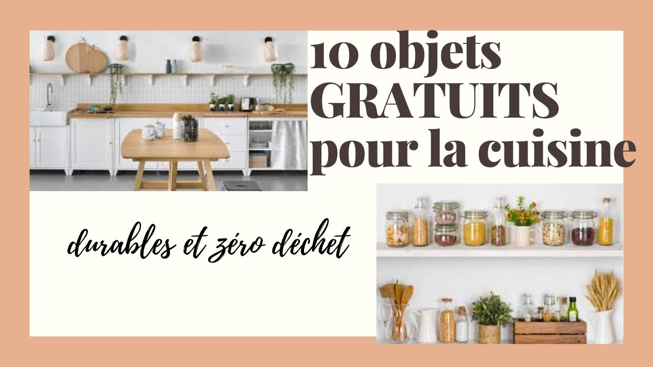 Ces objets GRATUITS pour la cuisine | Minimalisme & Z&eacute;ro d&eacute;chet