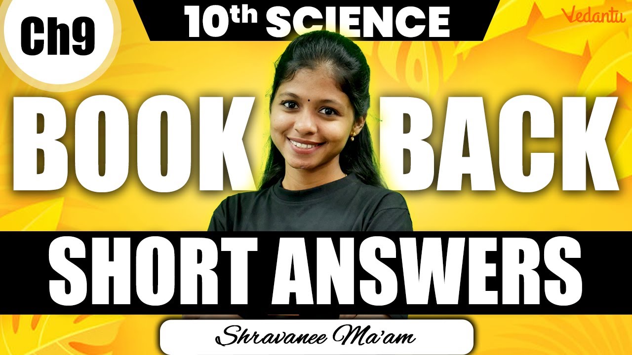 10th Science | Chapter 9 - Book Back Short Answers | Shravanee Ma'am