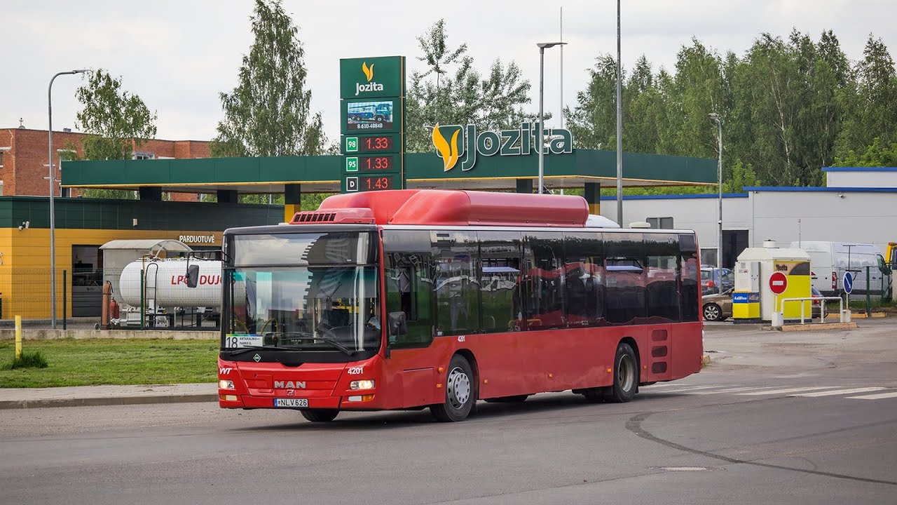 (VVT AP) MAN A21 Lion's City NL313 CNG #4201 / Vilnius, Lietuva /
