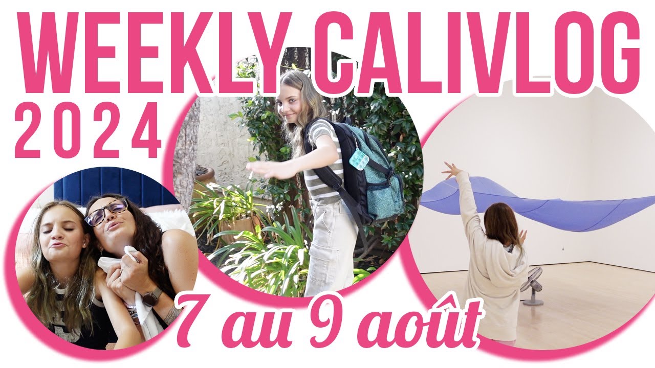 [NYCYLA CALIVLOG] DERNIÈRE SEMAINE DE VACANCES, PRÉ-RENTRÉE, ESCAPE GAME, HAUL, MOMA 😊