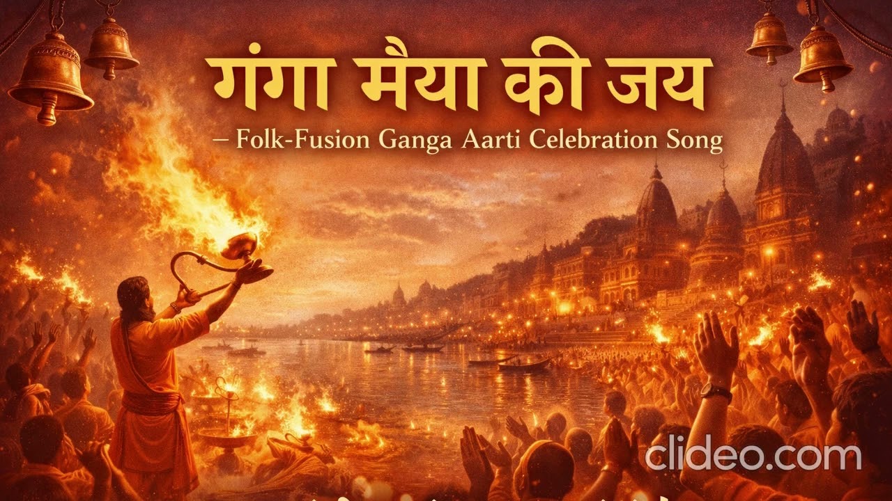 Ganga Aarti  Evening Aarti Celebration at Banaras Ghat  Folk Fusion Devotional Song 2026