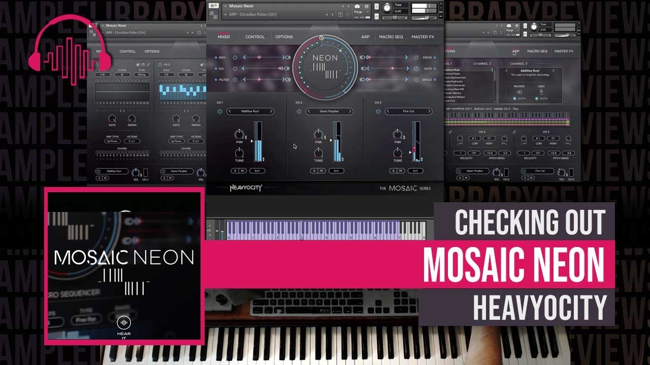 Checking Out: Mosaic Neon by Heavyocity