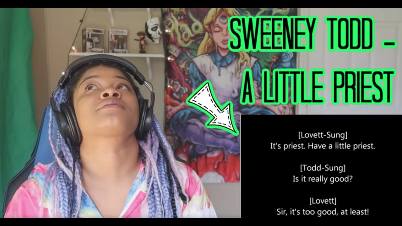 Sweeney Todd - A Little Priest REACTION!!