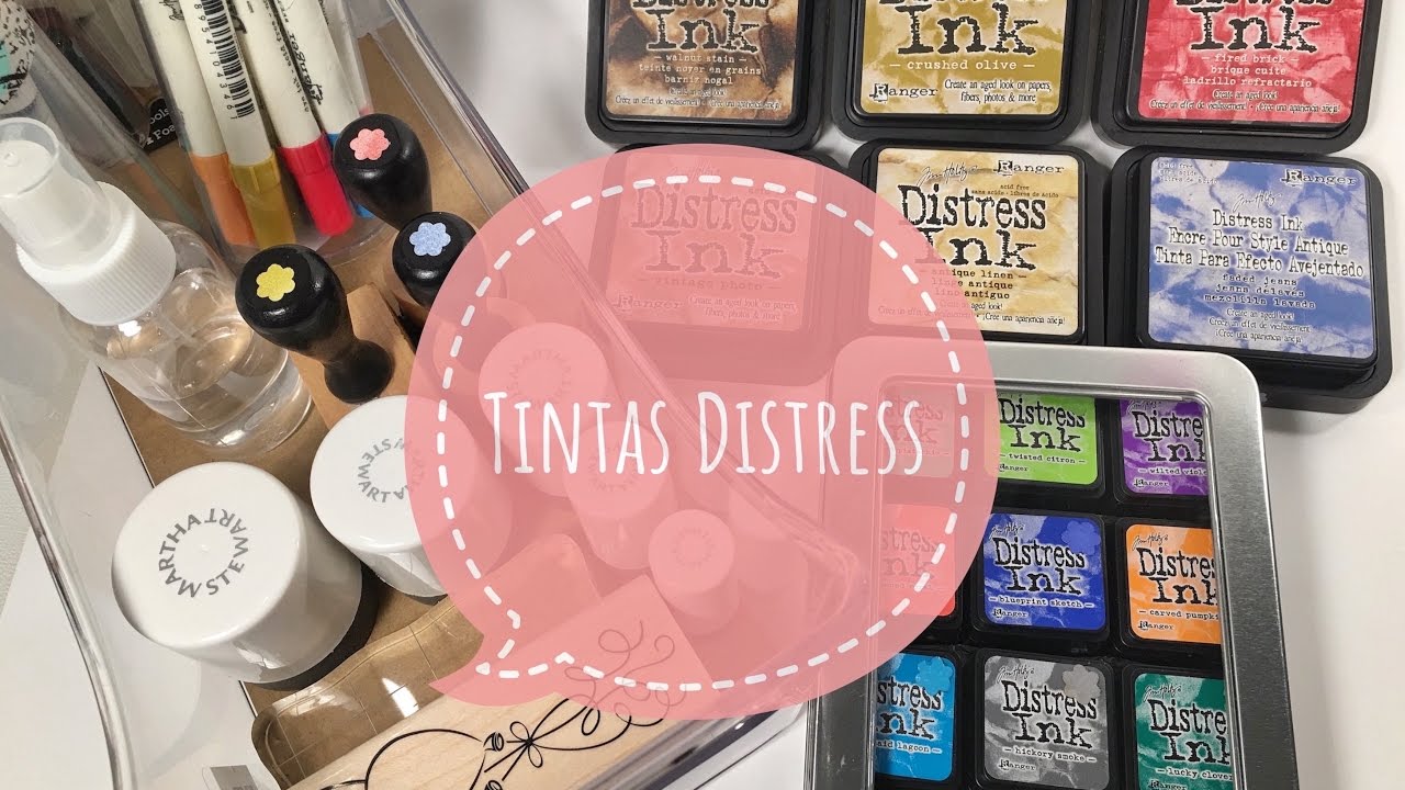 Tintas Distress: Técnicas y cómo aplicarlas con o sin agua