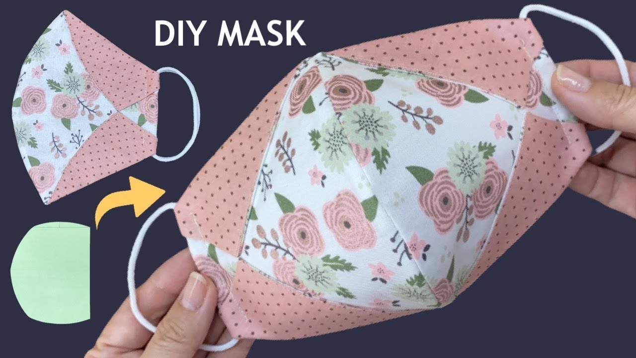 New Style Cute Mask! Diy Breathable Face Mask No Fog On Glasses Easy To Make Sewing Tutorial At Home
