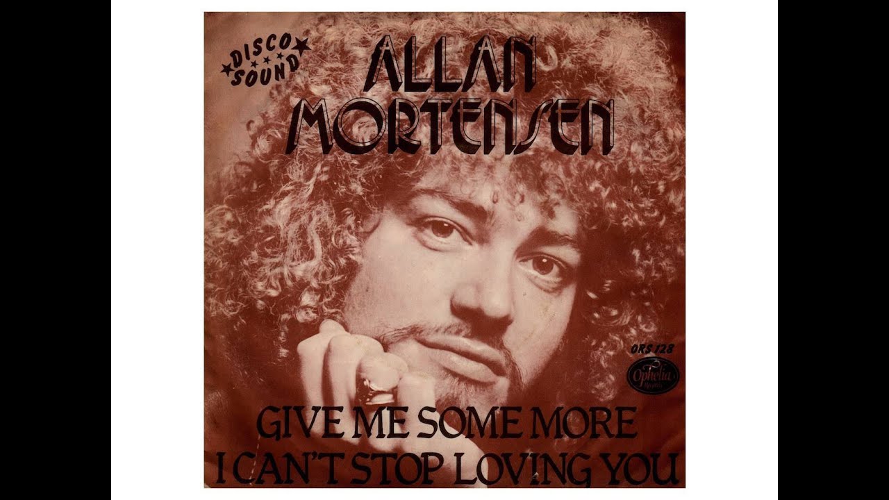 'I Can't Stop Loving You'. Allan Mortensen. Single. Udgivet 1977. Uploaded af www.bellabooking.com.