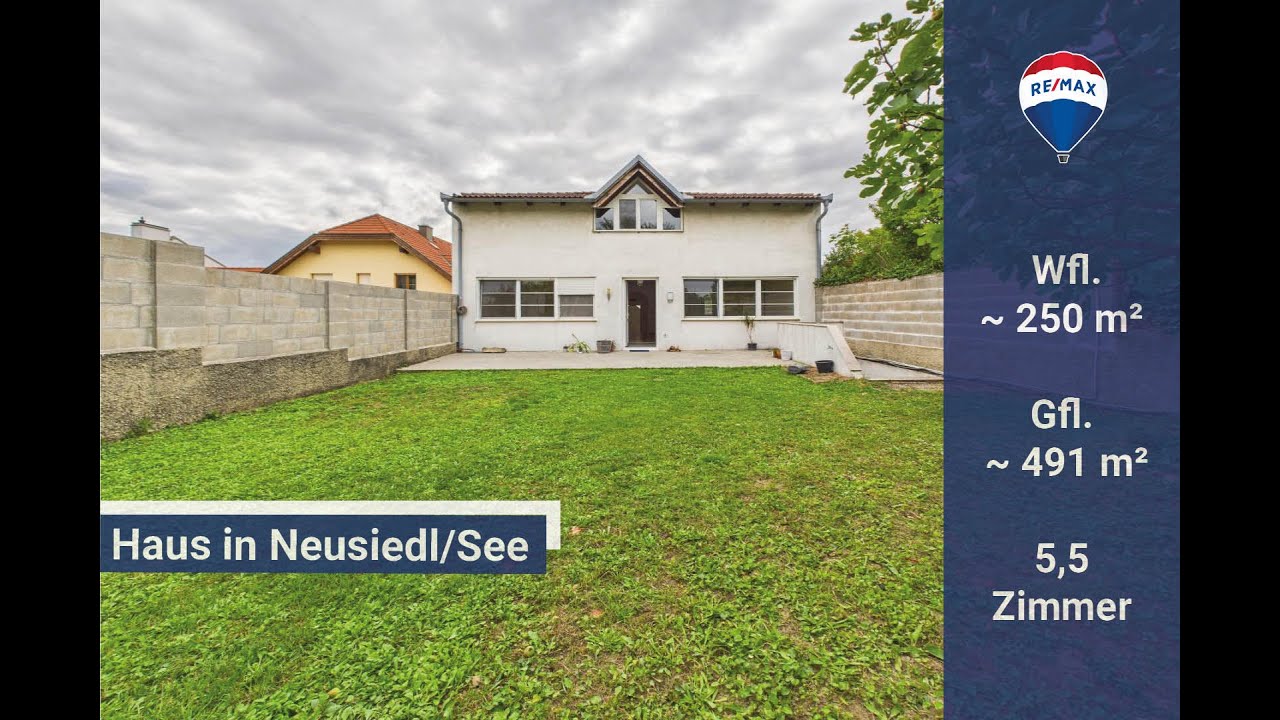 Haus in 7100 Neusiedl/See: Großzügiges Wohnhaus oder Anlageobjekt (2275/7595)
