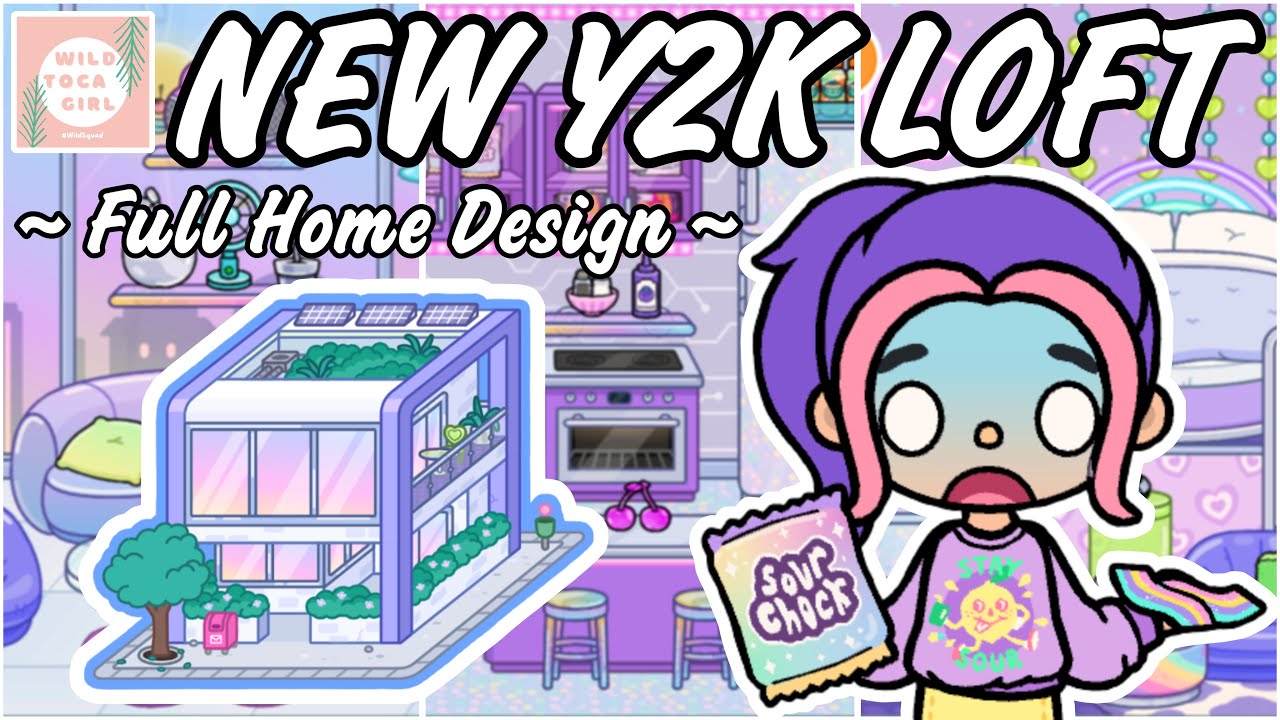 NEW LOFT HOUSE 🏡💜 FULL DESIGN 🤩🦋 TOCA LIFE WORLD 🌍
