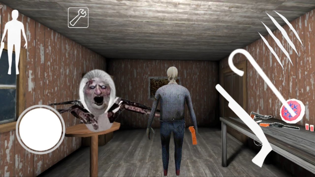 Playing Granny As Grandpa Horror Mod Menu #granny 