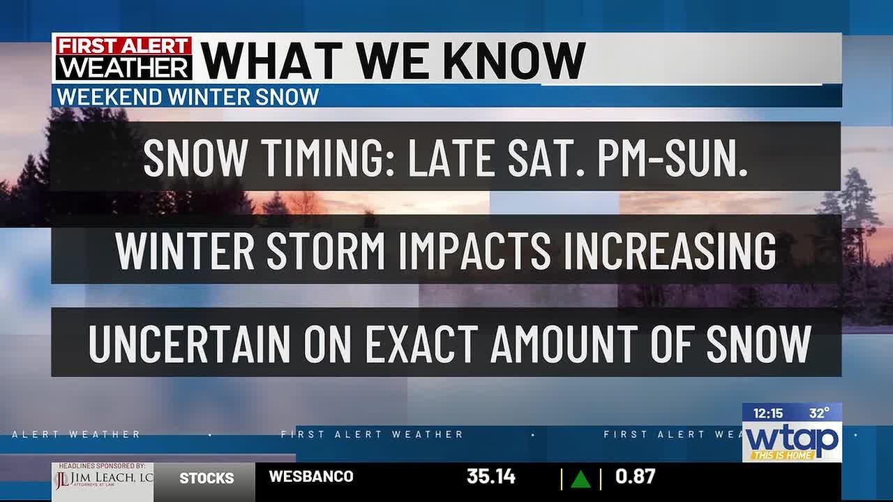 WTAP First Alert Weather Noon Update 1/21