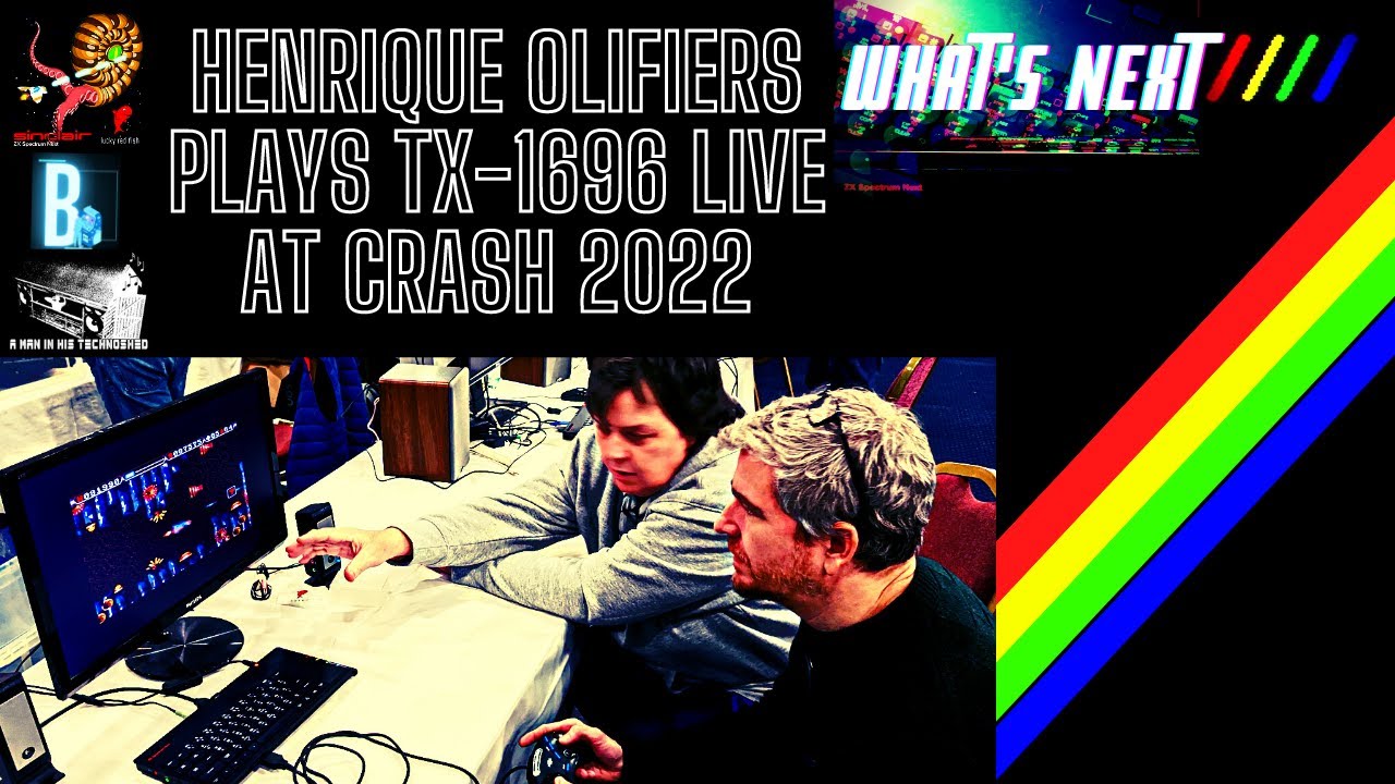 Zx Spectrum Next - Henrique Olifiers plays TX-1696 Live at Crash 2022