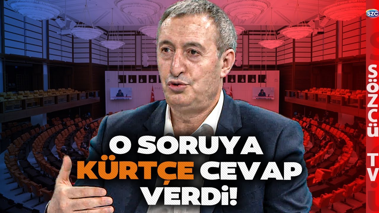 Tuncer Bakırhan O Soruya Kürtçe Cevap Verdi! 'Eşit Yurttaş Değiliz' Çıkışı Gündemi Sallar