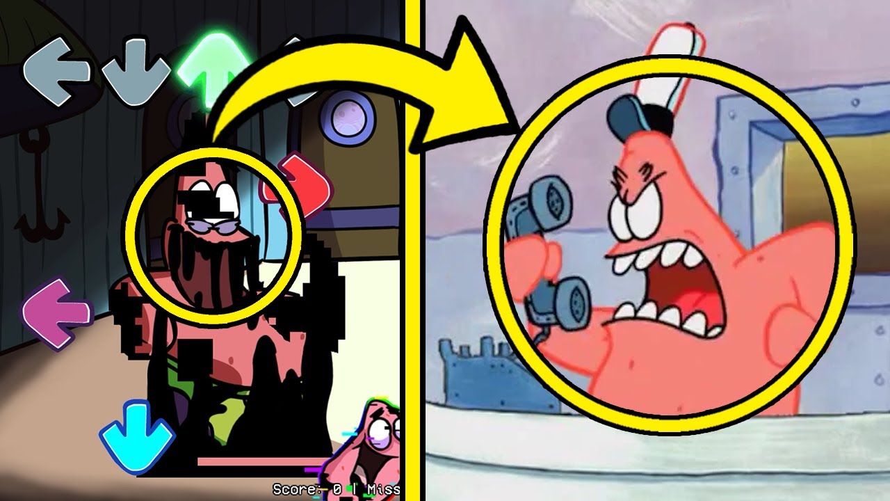 References in FNF Pibby Mods | Corrupted SpongeBob VS Pibby | Learning with Pibby