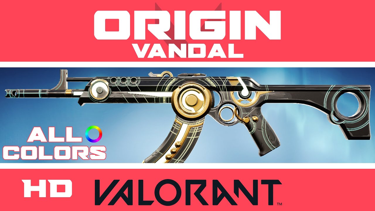 Origin Vandal VALORANT SKIN (ALL COLORS) | New Skins Showcase