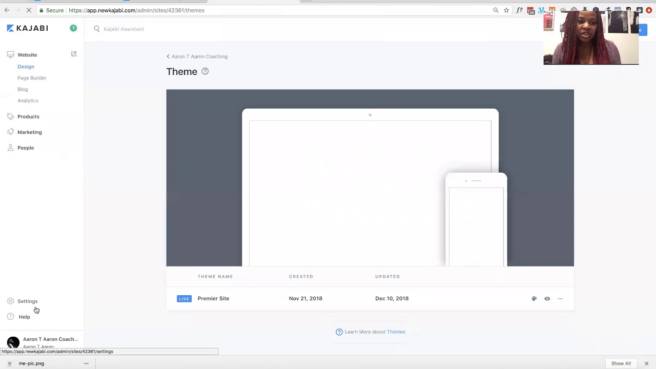 kajabi tutorial how to change video player color