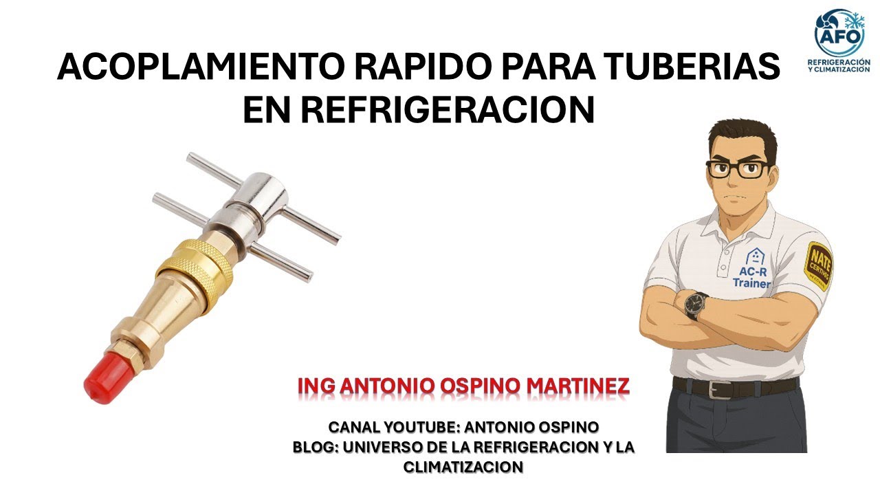 ACOPLES RAPIDOS PARA TUBERIAS EN REFRIGERACION Y CLIMATIZACION