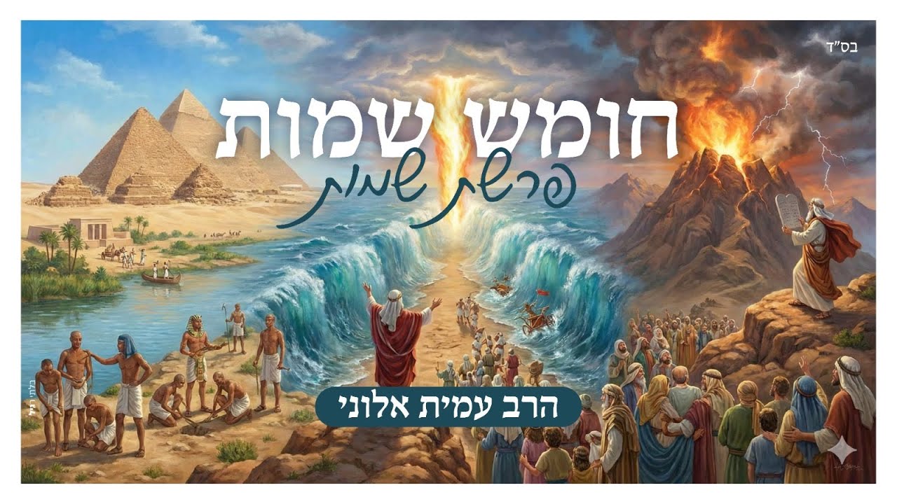 הרב עמית אלוני | פרשת השבוע - שמות |🚪הדרך לצאת ממצרים הפרטית שלך - סוד השם והזהות | ה'תשפ