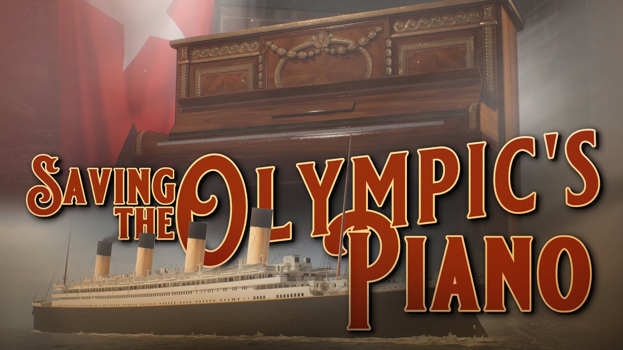 Спасение уцелевшего пианино Steinway компании RMS Olympic
