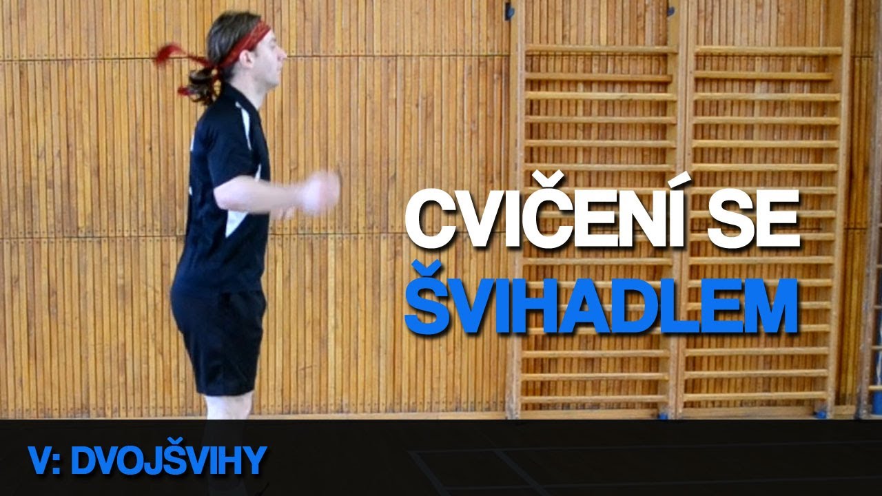 Cvičení se švihadlem: dvojšvihy