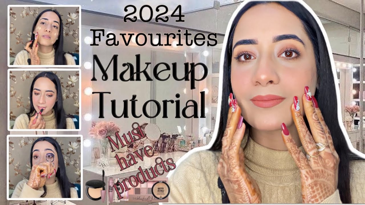 2024 Favourites🤩 || Shinydays Makeup Tutorial || Step by step || Nude glam makeup 