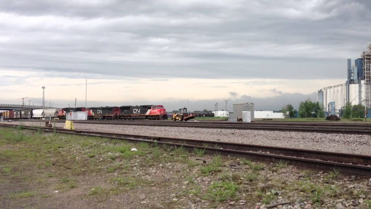 WC Transfer returning through Shoreham Yard in Minneapolis,