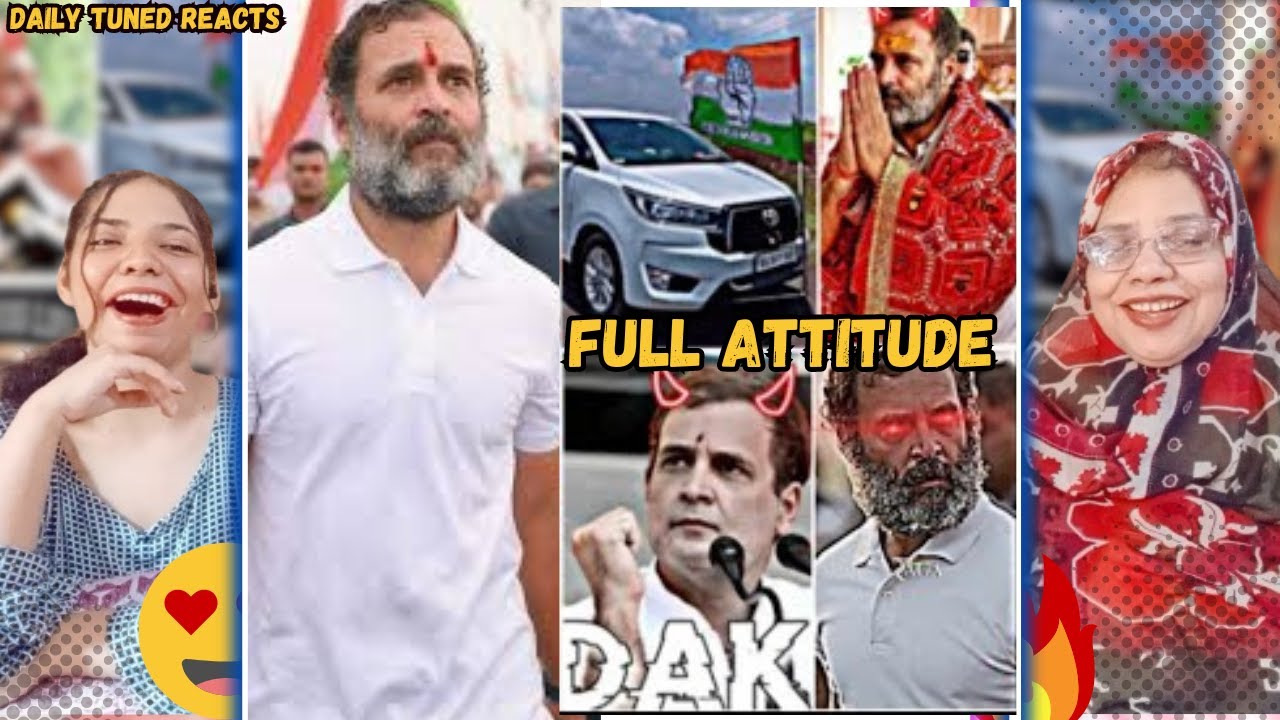 First time Reaction on #Rahul Gandhi Full Attitude Videos😈🔥| #RahulGandhi Angry Moments