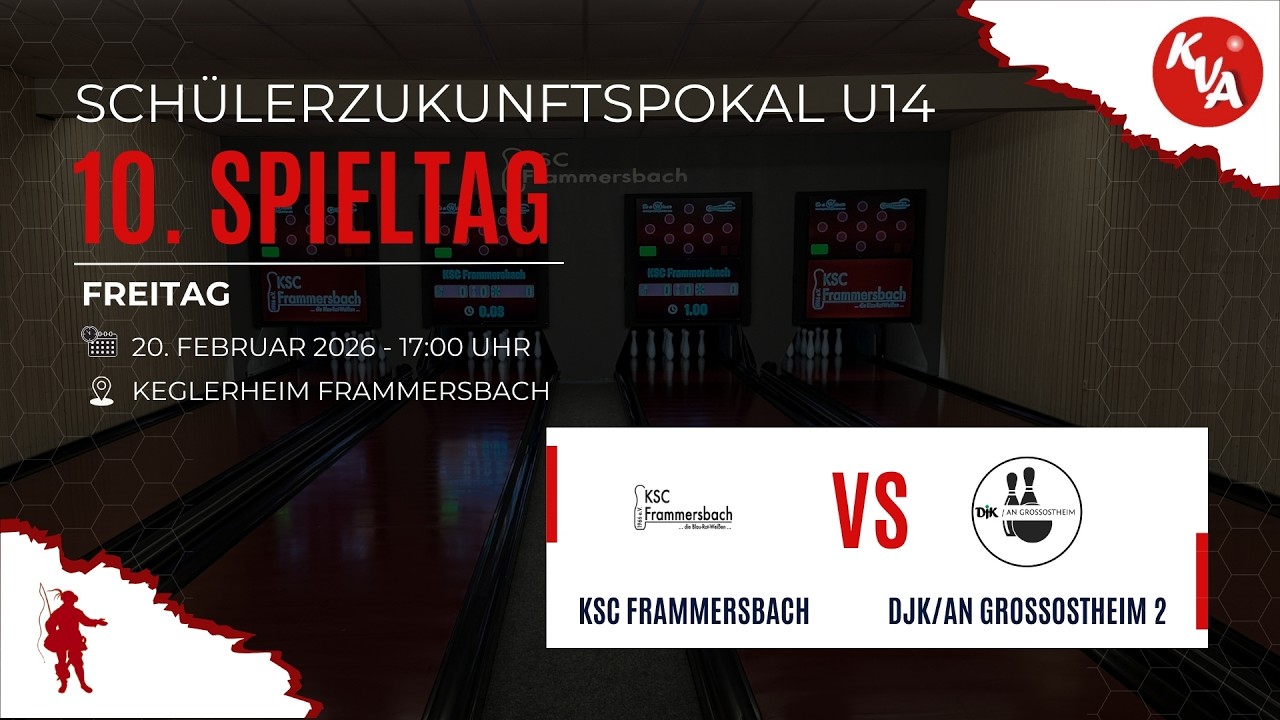 U14 Schülerzukunftspokal - 10. Spieltag: KSC Jugend U14 - DJK/AN Großostheim 2