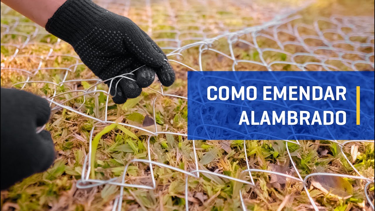 Como emendar tela Alambrado Simples
