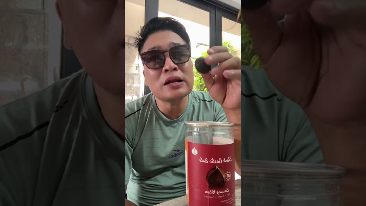Meri Raffi Ahmad Makan HSD Black Garlic Cuy #bawang #blackgarlic #bawanghitam #garlic #jantungsehat