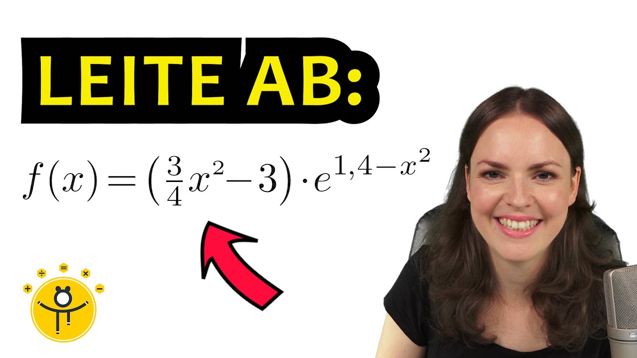 e Funktion ableiten Kettenregel und Produktregel – Ableitung e-Funktion mit Klammer