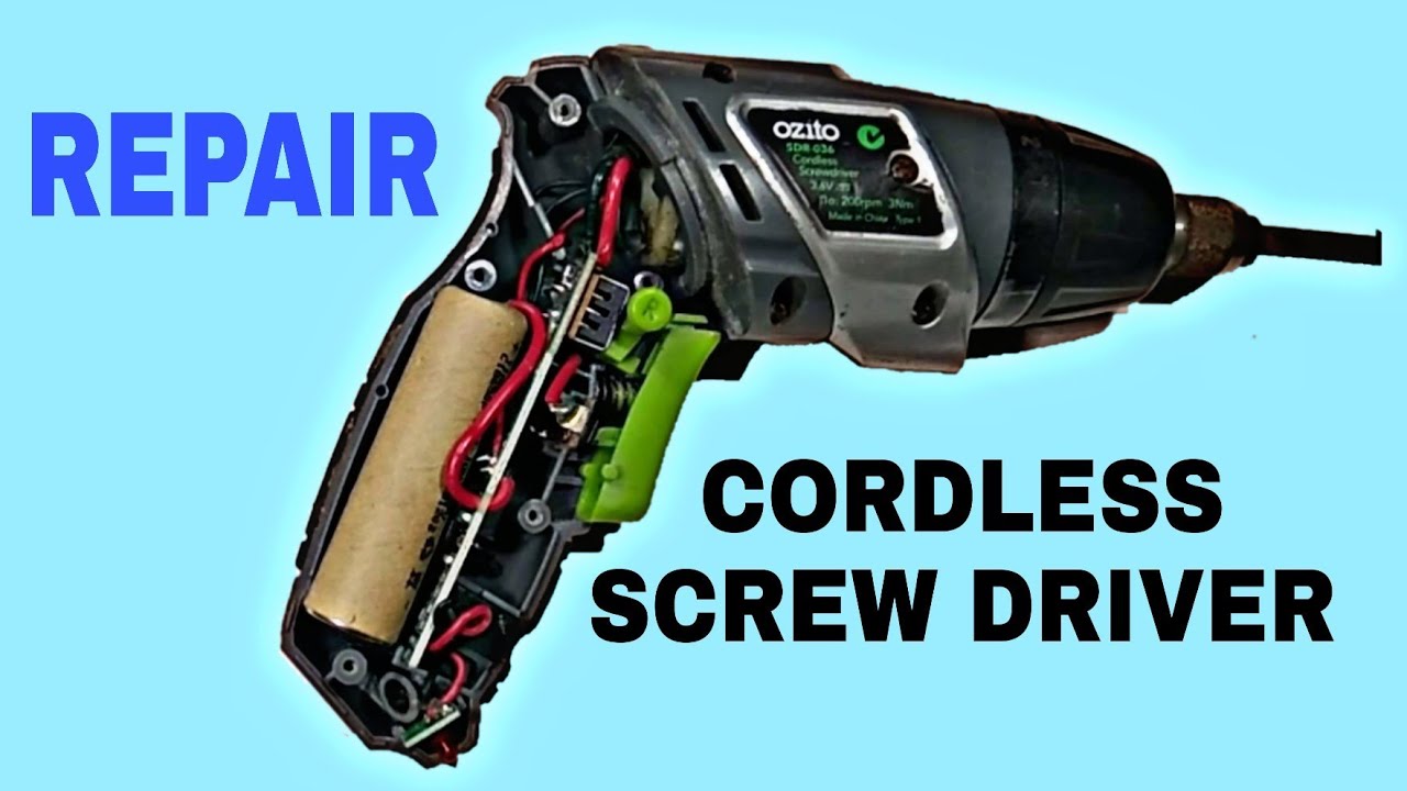 Repair Cordless Screw Driver