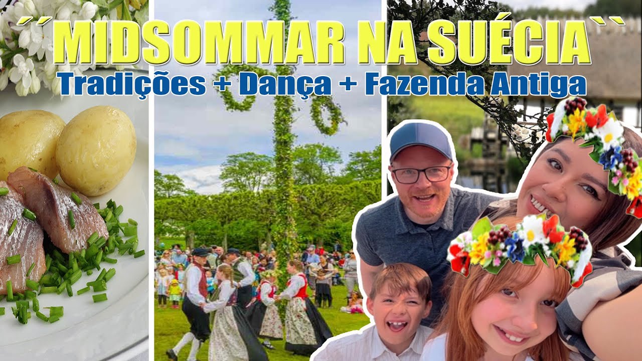 Midsommar na Suécia: Tradições, Danças Típicas e Fazenda Escandinava de 1907 #VidaNaSuécia