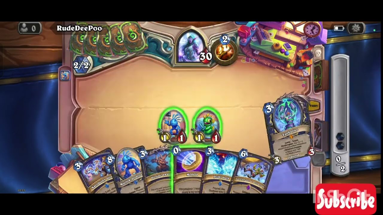 Prawie przegrałem przez błąd. #hearthstone 