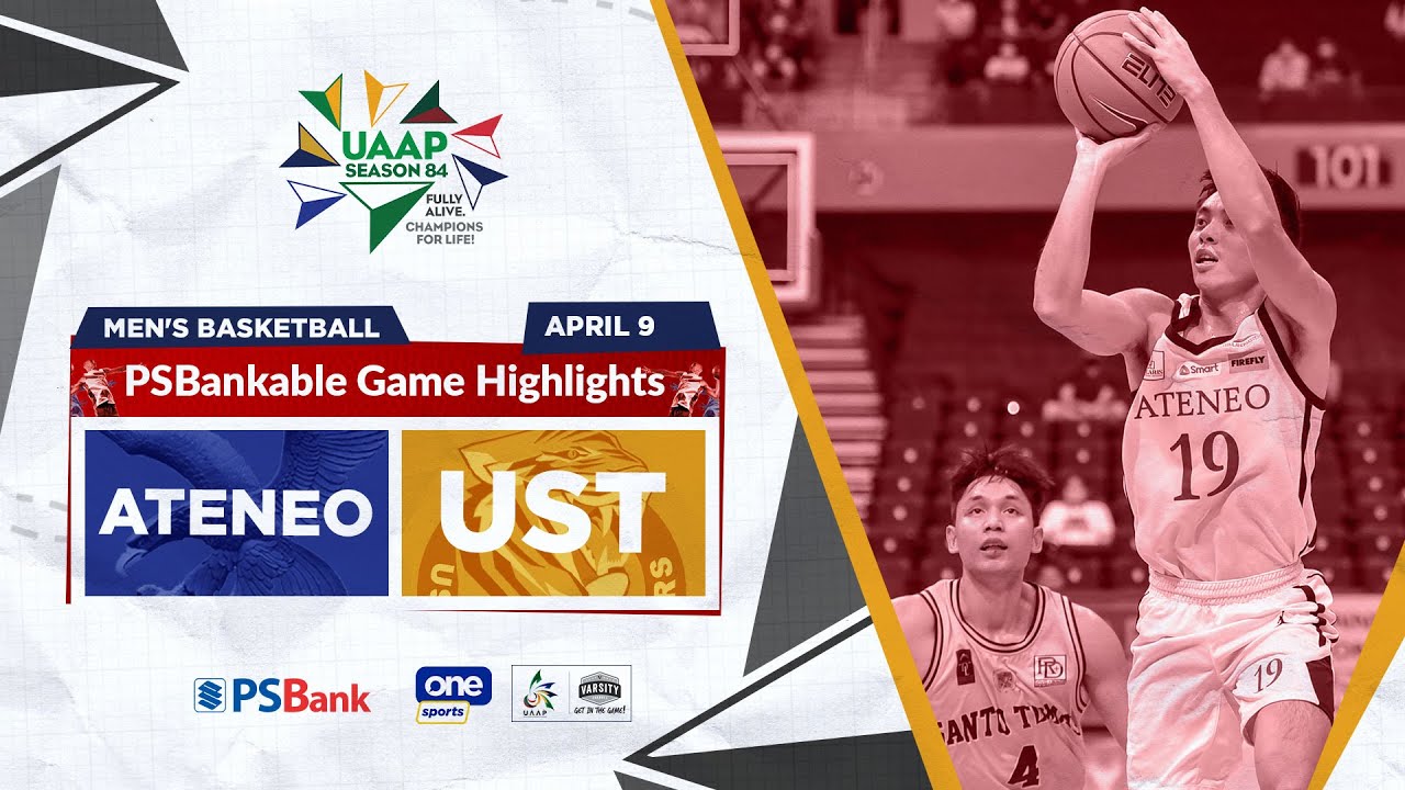 Ateneo vs. UST highlights | UAAP Season 84 Men's Basketball