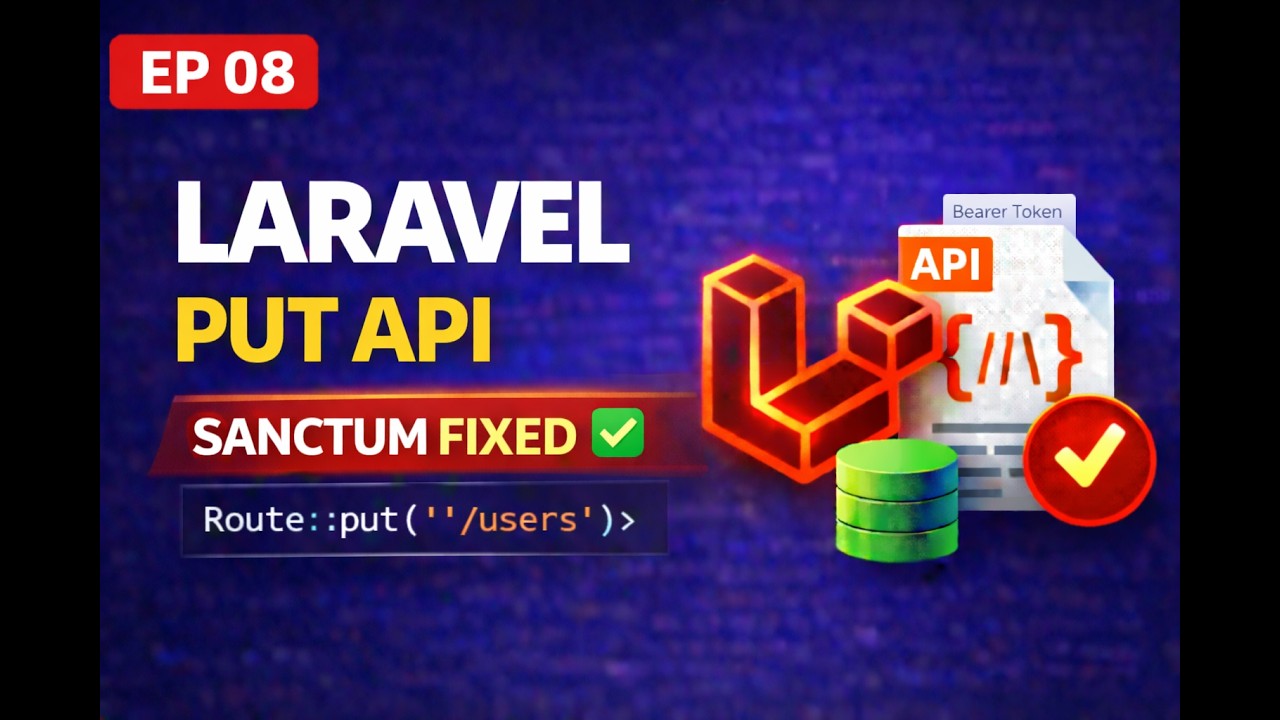 Laravel PUT REST API Example | Update API (EP 08)