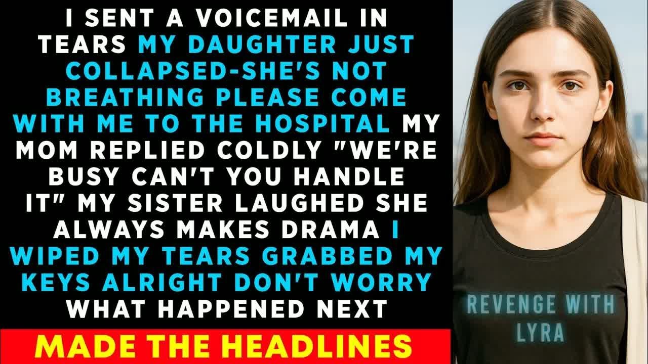 I Sent A Voicemail In Family Group ＂MY DAUGHTER JUST COLLAPSED—SHE’S NOT BREATHING＂ My MOM Replied