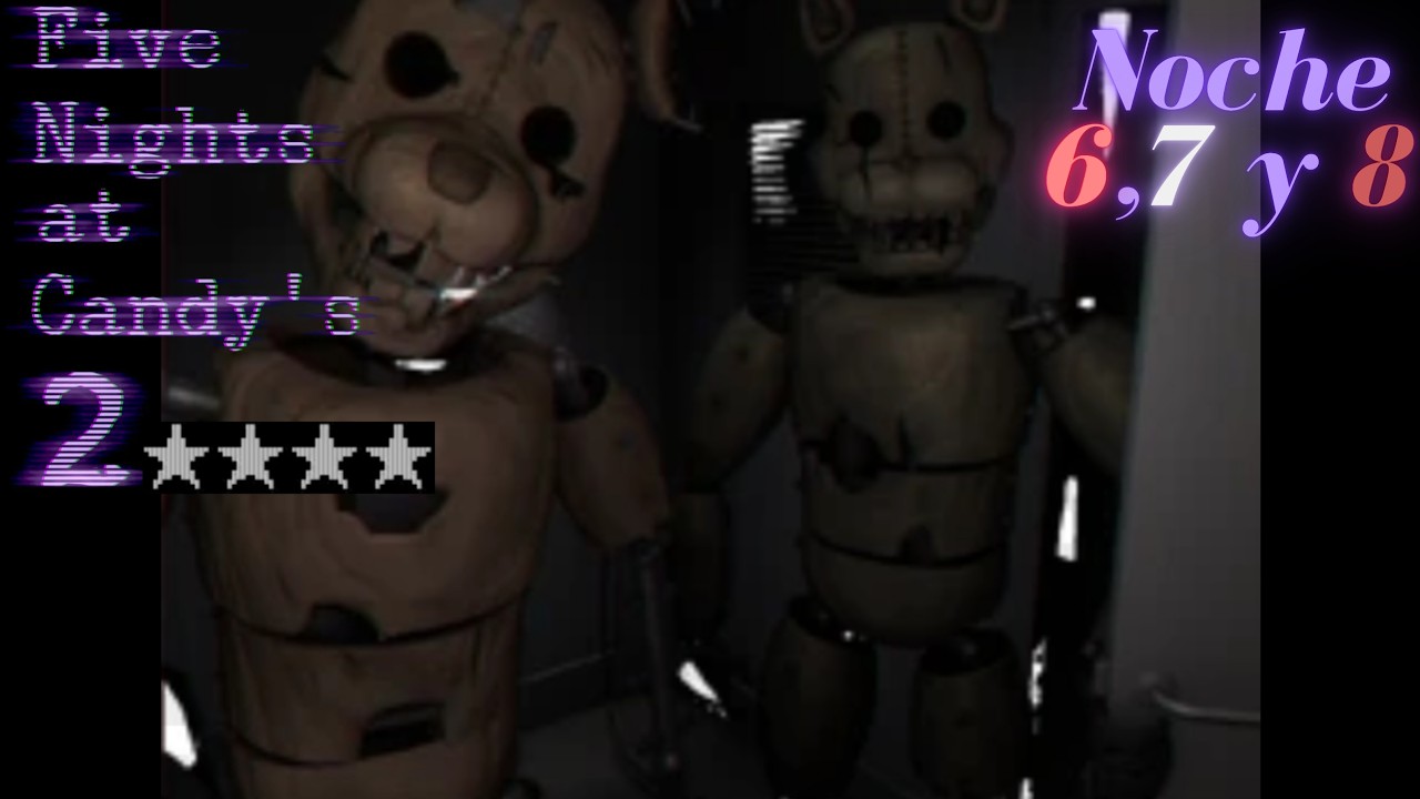 El Final de la Fabrica | Five Nights At Candy's 2 Noche 6, 7 y 8