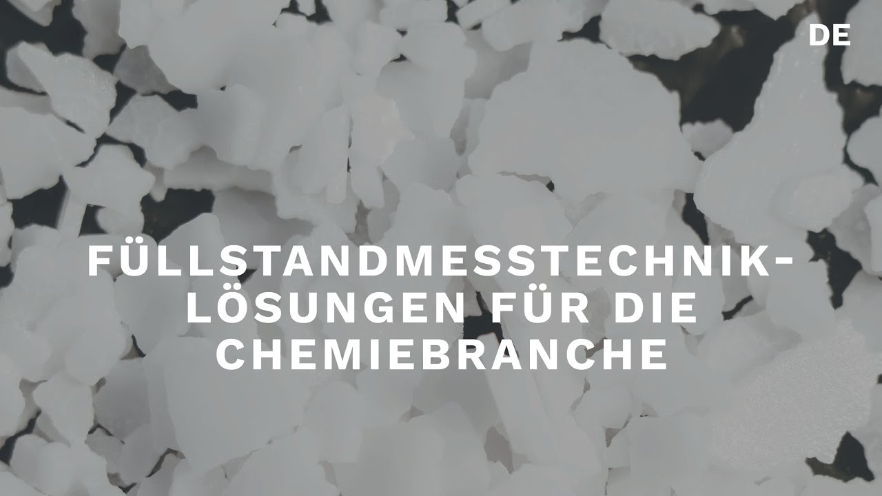 CHEMIEBRANCHE: F&uuml;llstandsmesstechnik und L&ouml;sungen